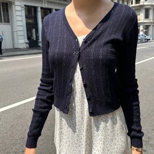 brandy melville navy blue sweater